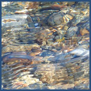 Natural abstract water ripple patterns