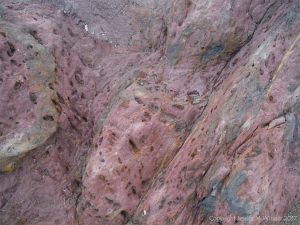 Detail of the natural pattern and texture of the Devonian Trabeg Conglomerate Formation of the Dingle Group, Ireland