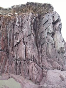 Detail of the natural pattern and texture of the Devonian Trabeg Conglomerate Formation of the Dingle Group, Ireland