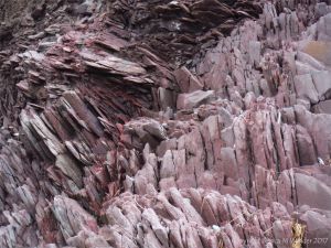 Detail of the natural pattern and texture of the Devonian Trabeg Conglomerate Formation of the Dingle Group, Ireland
