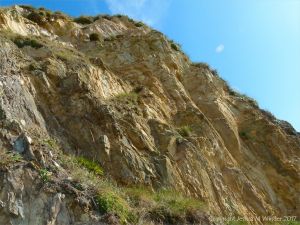 Rock face at Dunquin Harbour