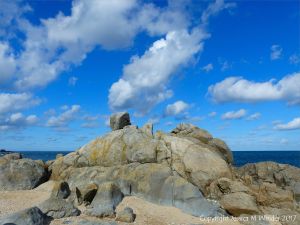 Rocky shore at Rousse Point