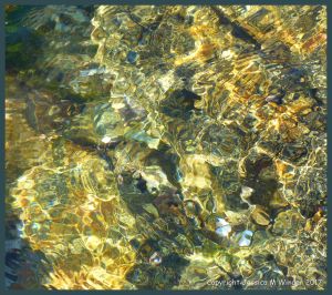 Natural abstract water ripple patterns