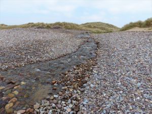 The stream known as Diles Lake at Rhossili