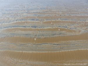 Natural patterns in the sand at Rhossili