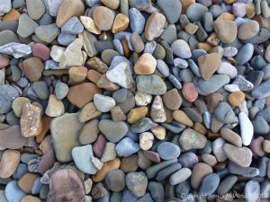Pebbles near Twlc Point at Broughton Bay on the Gower Peninsula in South Wales