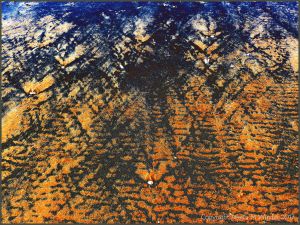 Patterns on beach sand