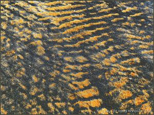 Patterns on beach sand