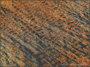 Patterns on beach sand