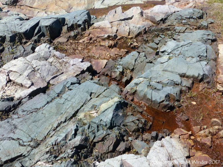 Rock colour, pattern, and texture in the Main-a-Dieu sequence on Cape Breton