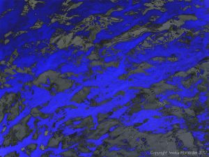 Rippled river water surface pattern and texture