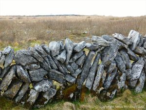 Dry stone walls on The Burren