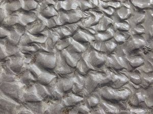 Close-up of sand ripple pattern on the beach at Ventry Bay on the Dingle Peninsula in Ireland