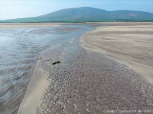 Ripples in the sand at Ventry Bay on the Dingle Peninsula in Ireland
