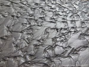 Close-up of sand ripple pattern on the beach at Ventry Bay on the Dingle Peninsula in Ireland