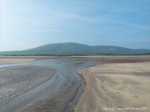Ripples in the sand at Ventry Bay on the Dingle Peninsula in Ireland