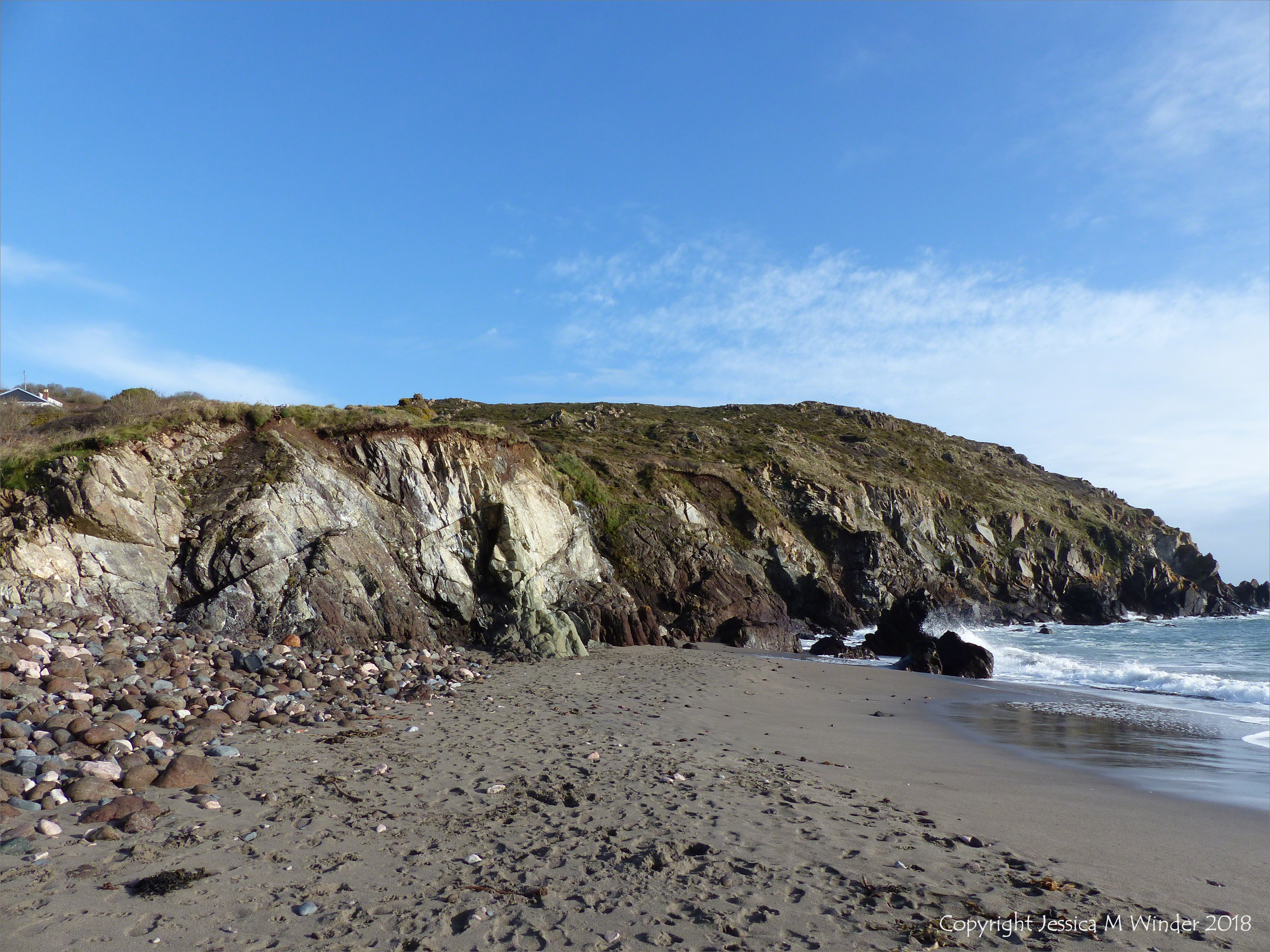 View of the north end of Kennack Sands