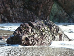 Rocks at the north end of Kennack Sands