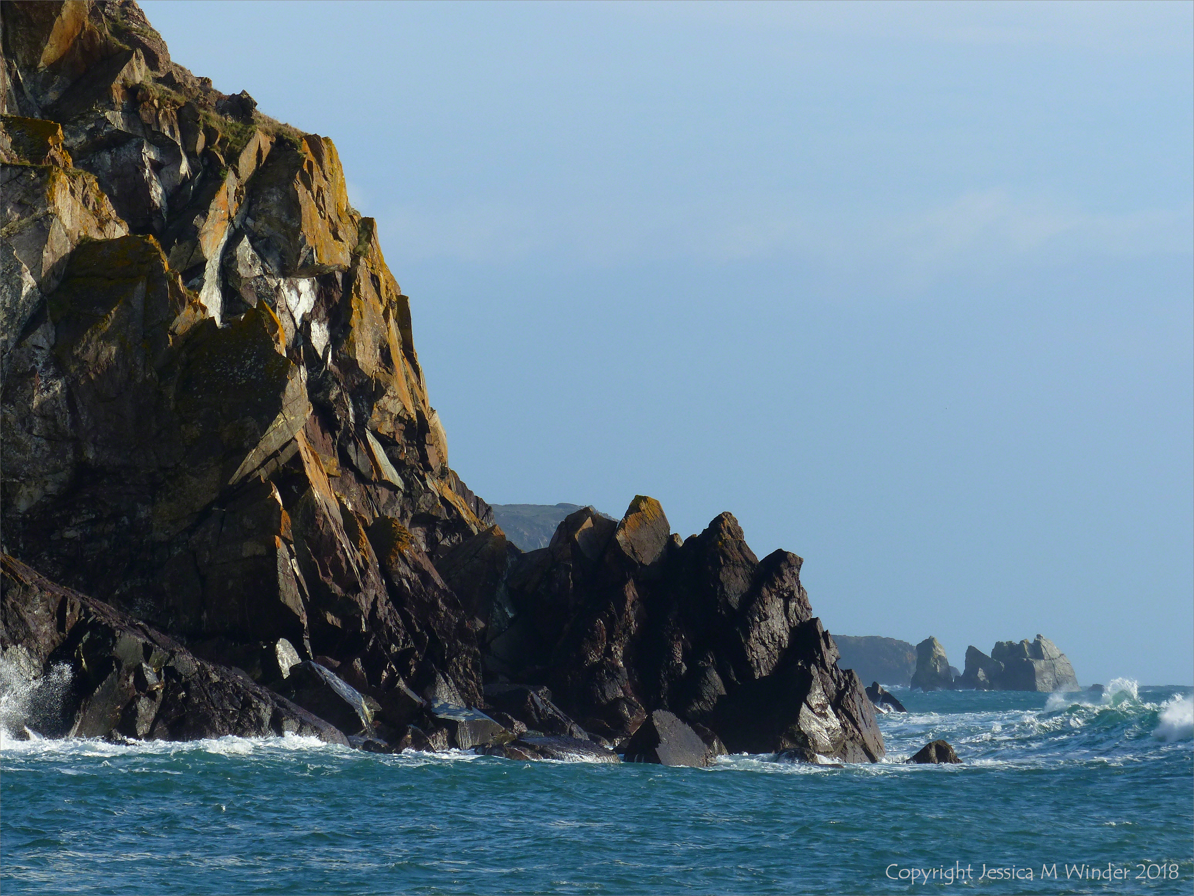Rocks at the north end of Kennack Sands