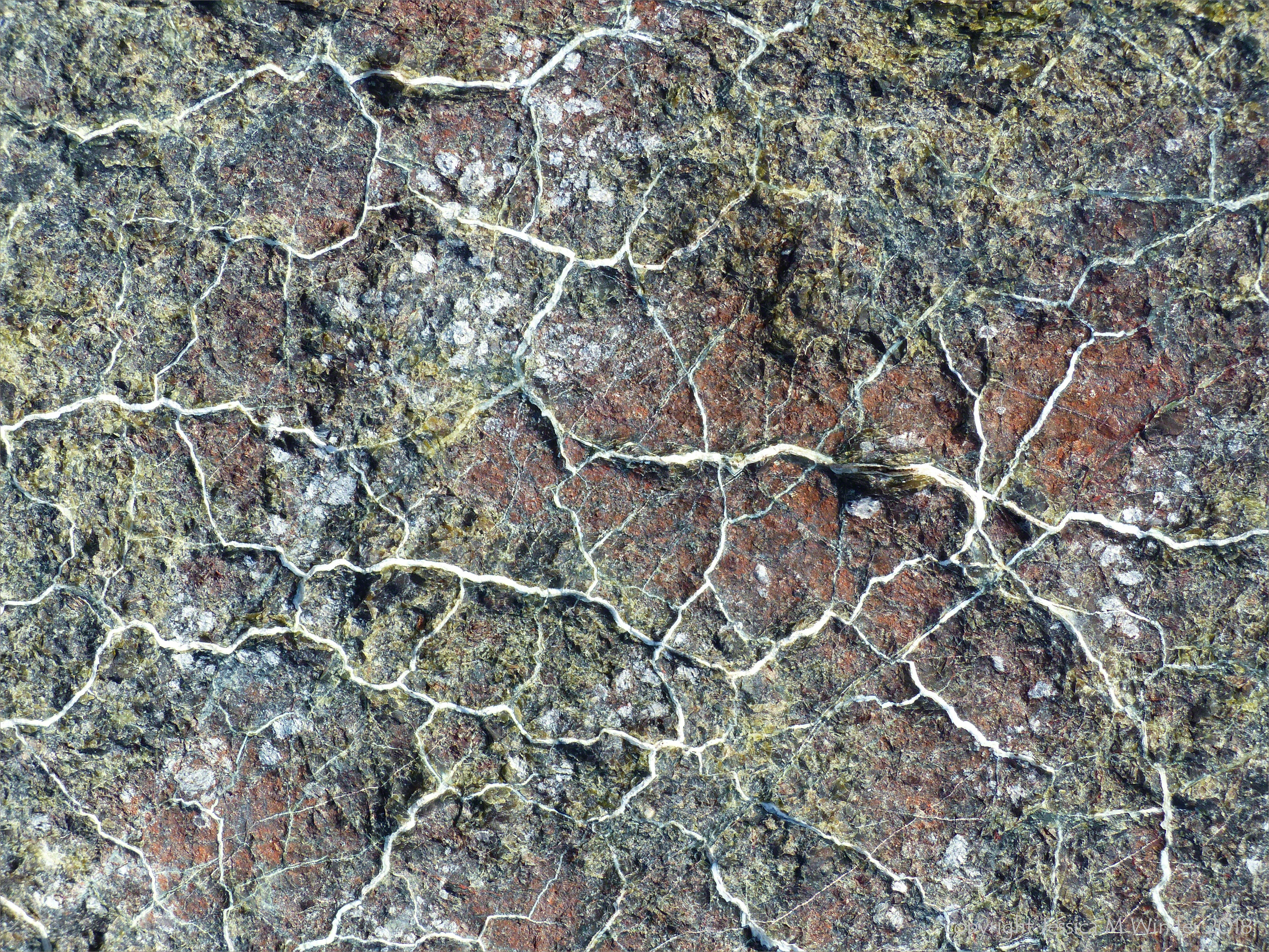 Close-up of rock at Kennack Sands