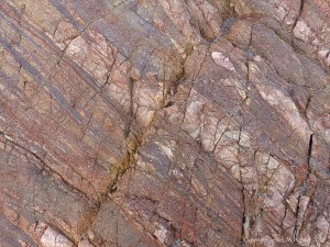 Natural abstract patterns in Cornish rock