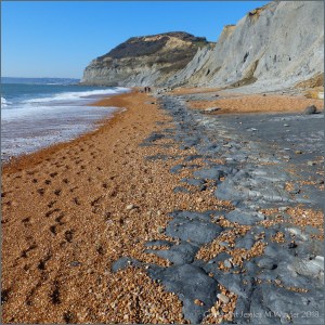 Rock and pebbles at Seatown Beach