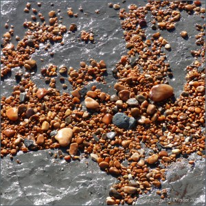 Rock and pebbles at Seatown Beach