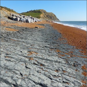 Rock and pebbles at Seatown Beach