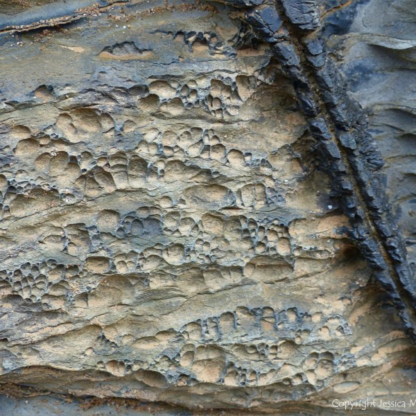Cornish rock texture and pattern