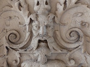 Stone carving of a 'Green Man'