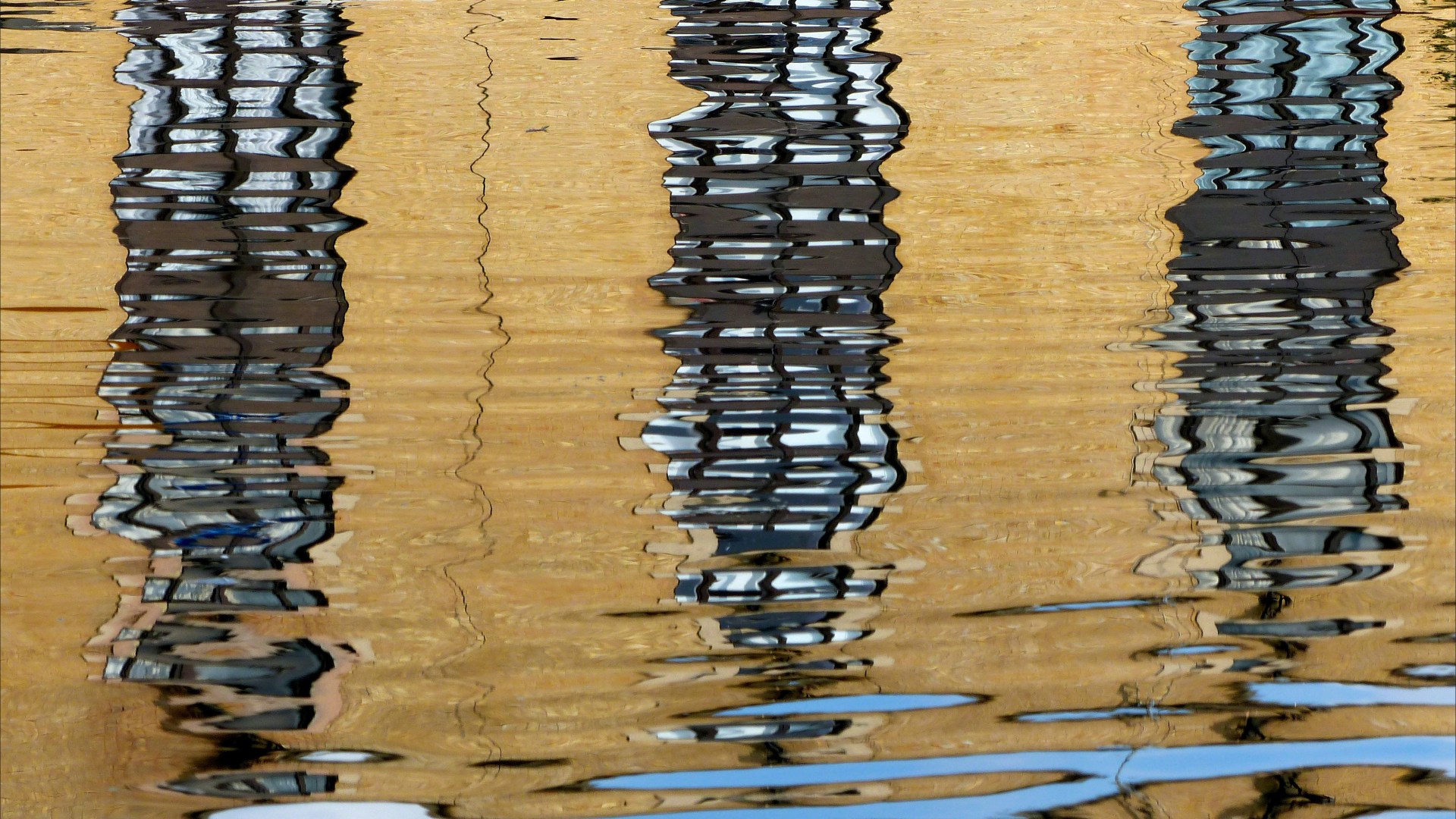 Abstract reflections on water