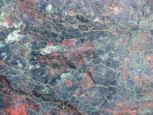 Details of rock texture and pattern at Kynance Cove