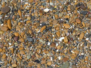 Small pebbles at Point of Hellia in Orkney
