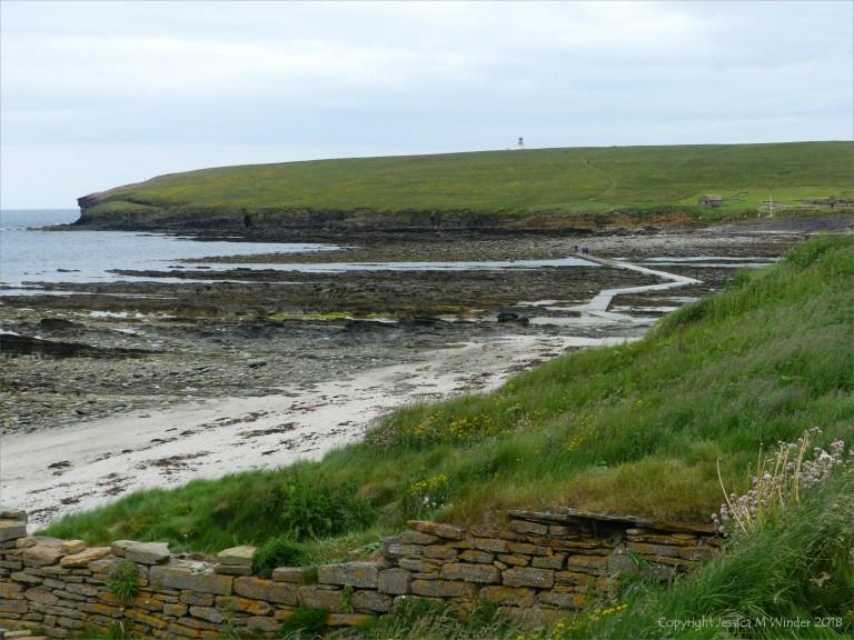 View looking northwest towards Brough of Birsay