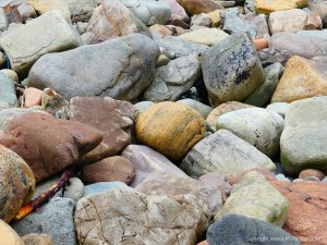 Beach boulders