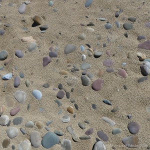 Beach pebbles