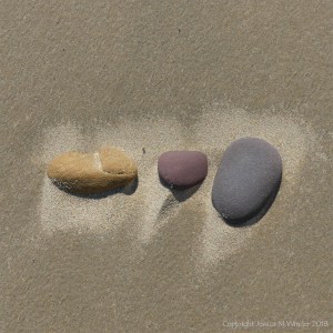 Beach pebbles