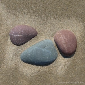 Beach pebbles