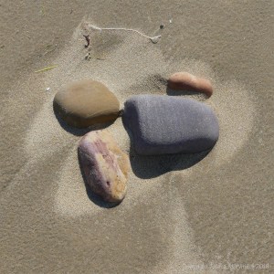 Beach pebbles