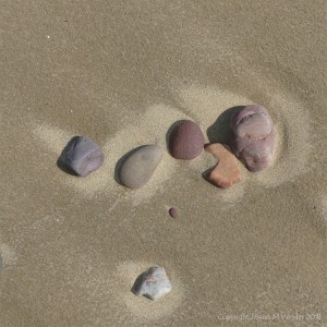 Beach pebbles