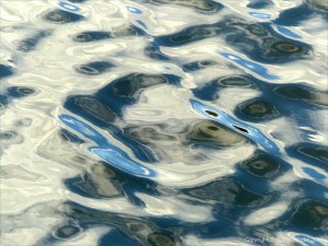River surface water pattern and texture