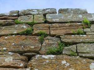 Ancient stones in early building constructions