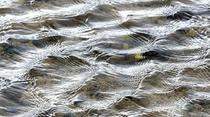 Natural river water surface texture and pattern