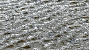 Natural river water surface texture and pattern