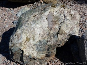 Boulder on the bank of Loch Ness