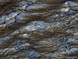 Natural patterns of light reflected on water