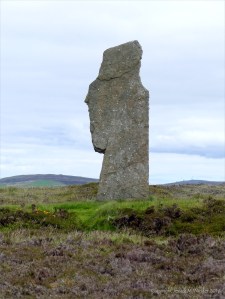 A standing stone at the Ring of Brodgar in Orkney