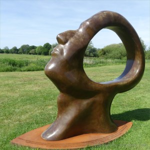 Part of the bronze sculptures called "Search for Enlightenment" by Simon Gudgeon