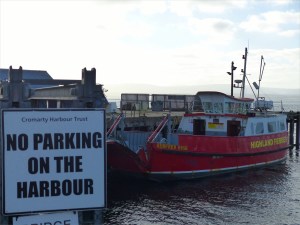 Small car ferry at Cromarty
