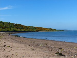 The beach at Cromarty